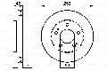 Tarcza hamulcowa do Mitsubishi, 0 986 478 708, BOSCH w ofercie sklepu e-autoparts.pl 
