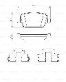 Klocki hamulcowe - komplet do Land Rovera, 0 986 494 639, BOSCH w ofercie sklepu e-autoparts.pl 