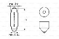 Żarówka, oświetlenie wnętrza do Opla, 1 987 302 225, BOSCH w ofercie sklepu e-autoparts.pl 