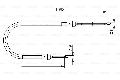 Cięgło, hamulec postojowy do Daci, 1 987 482 233, BOSCH w ofercie sklepu e-autoparts.pl 
