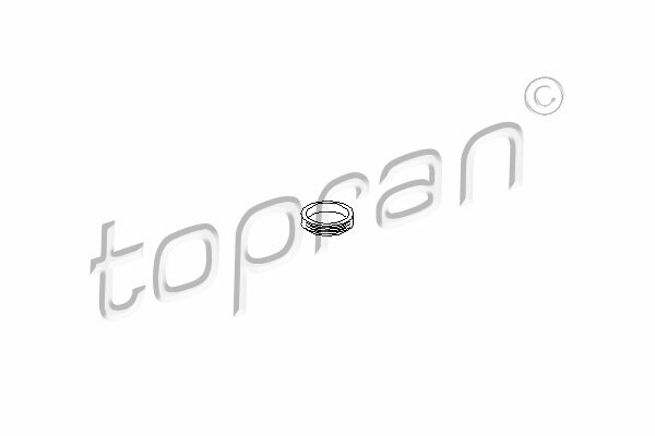 Pierścień uszczelniający, filtr hydrauliczny 108 761 TOPRAN