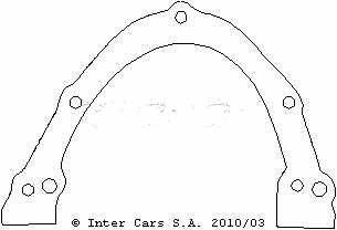 Uszczelka, pokrywa obudowy(obudowa skrzyni biegów) do Audi, 100 193, TOPRAN w ofercie sklepu e-autoparts.pl 