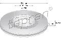 Tarcza hamulcowa, COATED do Citroena, 720 248, TOPRAN w ofercie sklepu e-autoparts.pl 
