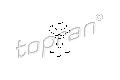 Clip, listwa ochronna do VW, 103 545, TOPRAN w ofercie sklepu e-autoparts.pl 