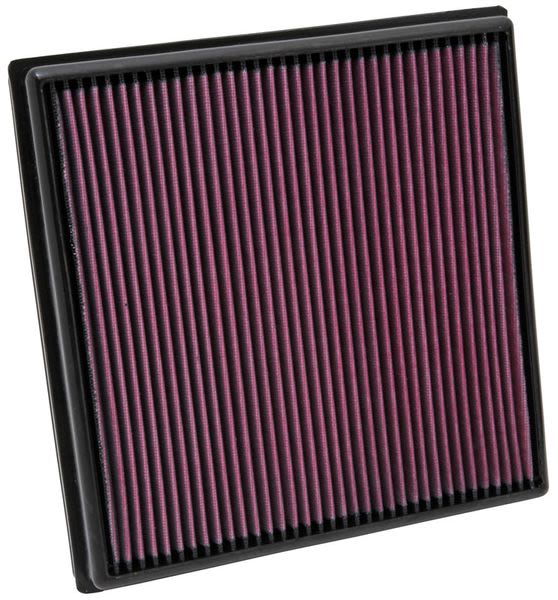 Sportowy filtr powietrza - Płaski (dł.: 267mm, szer.: 261mm, wys.:32mm)  do Opla, 33-2966, K&N w ofercie sklepu e-autoparts.pl 