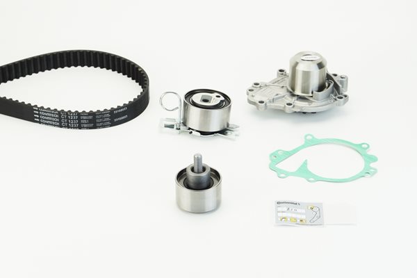 Zestaw paska rozrządu + pompa cieczy chłodzącej do Kia, CT1237WP1, CONTITECH w ofercie sklepu e-autoparts.pl 