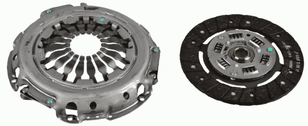 Zestaw sprzęgieł 3000 950 633 SACHS