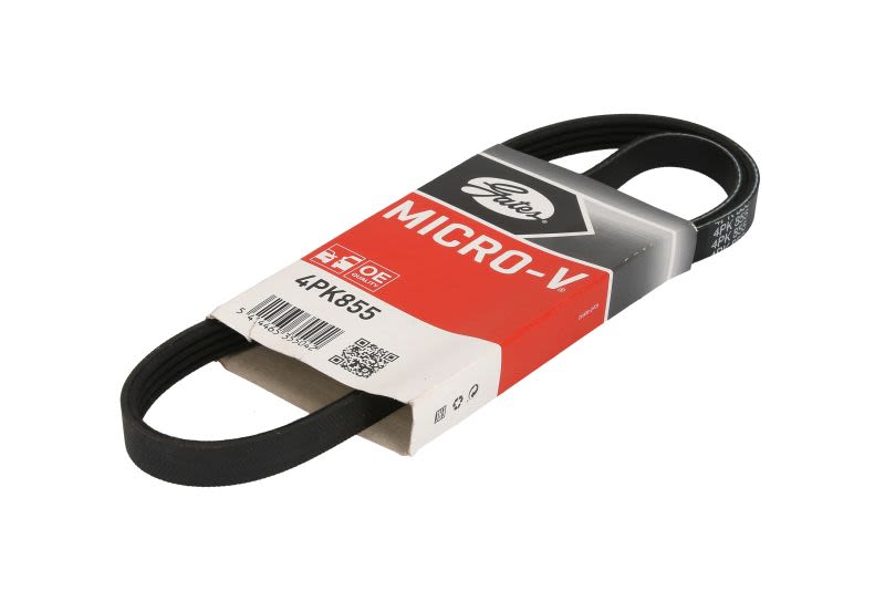 Pasek klinowy wielorowkowy, Micro-V® do BMW, 4PK855, GATES w ofercie sklepu e-autoparts.pl 