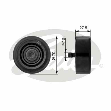Rolka prowadząca pasek wieloklinowy, DriveAlign® T36206 GATES
