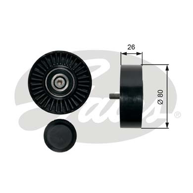 Rolka prowadząca pasek wieloklinowy, DriveAlign® T36452 GATES