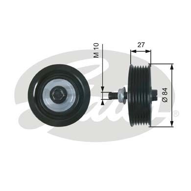 Rolka prowadząca pasek wieloklinowy, DriveAlign® T36602 GATES