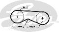 Zestaw paska rozrządu, PowerGrip® do Audi, K015557XS, GATES w ofercie sklepu e-autoparts.pl 