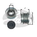 Alternator - sprzęgło jednokierunkowe, DriveAlign® do VW, OAP7013, GATES w ofercie sklepu e-autoparts.pl 