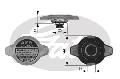 Korek, chłodnica do Suzuki, RC134, GATES w ofercie sklepu e-autoparts.pl 