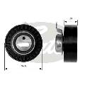 Rolka napinająca paska rozrządu, PowerGrip® do Forda, T41008, GATES w ofercie sklepu e-autoparts.pl 