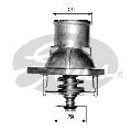 Termostat układu chłodzenia do Opla, TH15192G1, GATES w ofercie sklepu e-autoparts.pl 