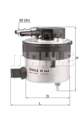 Filtr paliwa KL 569 KNECHT