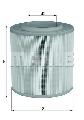 Filtr powietrza do Nissana, LX 3143, KNECHT w ofercie sklepu e-autoparts.pl 