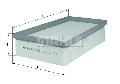 Filtr powietrza do Nissana, LX 1983, KNECHT w ofercie sklepu e-autoparts.pl 