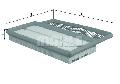 Filtr powietrza do Mercedesa, LX 2880, KNECHT w ofercie sklepu e-autoparts.pl 