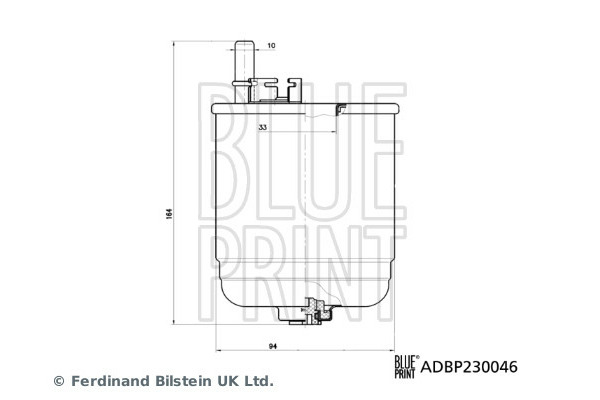 Filtr paliwa  do Hyundia, ADBP230046, BLUE PRINT w ofercie sklepu e-autoparts.pl 