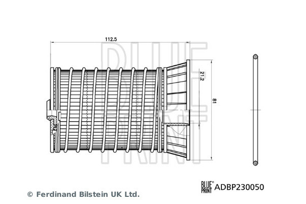 Filtr paliwa (z pierścieniem uszczelniającym)  do Fiata, ADBP230050, BLUE PRINT w ofercie sklepu e-autoparts.pl 