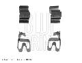 Zestaw akcesoriów, klocki hamulcowe do Mitsubishi, ADC448600, BLUE PRINT w ofercie sklepu e-autoparts.pl 