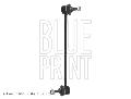 Łącznik stabilizatora do Kia, ADG08541, BLUE PRINT w ofercie sklepu e-autoparts.pl 