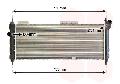 Chłodnica, układ chłodzenia silnika, *** IR PLUS *** do Opla, 37002203, VAN WEZEL w ofercie sklepu e-autoparts.pl 