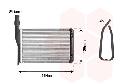 Wymiennik ciepła, ogrzewanie wnętrza, *** IR PLUS *** do Renault, 43006087, VAN WEZEL w ofercie sklepu e-autoparts.pl 