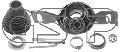 Zestaw naprawczy, łożysko środkowe wału napędowego do Toyoty, 519035S, GSP w ofercie sklepu e-autoparts.pl 