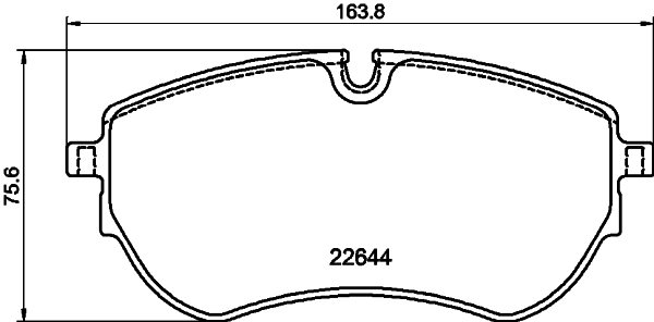 Klocki hamulcowe kpl. do VW, 2264403, TEXTAR w ofercie sklepu e-autoparts.pl 