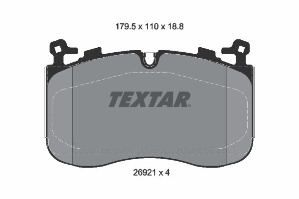 Klocki hamulcowe kpl. do BMW, 2692101, TEXTAR w ofercie sklepu e-autoparts.pl 