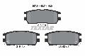 Klocki hamulcowe - komplet do Mitsubishi, 2184002, TEXTAR w ofercie sklepu e-autoparts.pl 