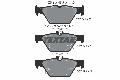 Klocki hamulcowe - komplet, Q+ do Subaru, 2215801, TEXTAR w ofercie sklepu e-autoparts.pl 