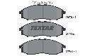 Klocki hamulcowe - komplet do Nissana, 2397001, TEXTAR w ofercie sklepu e-autoparts.pl 