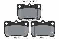 Klocki hamulcowe - komplet do Lexusa, 2432301, TEXTAR w ofercie sklepu e-autoparts.pl 