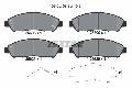 Klocki hamulcowe - komplet do Hondy, 2560801, TEXTAR w ofercie sklepu e-autoparts.pl 