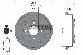 Bęben hamulcowy do Rovera, 94017600, TEXTAR w ofercie sklepu e-autoparts.pl 