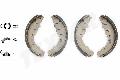 Zestaw szczęk hamulcowych do Chryslera, 91064200, TEXTAR w ofercie sklepu e-autoparts.pl 