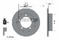 Tarcza hamulcowa do Lady, 92019900, TEXTAR w ofercie sklepu e-autoparts.pl 