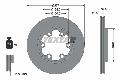 Tarcza hamulcowa do Nissana, 92059000, TEXTAR w ofercie sklepu e-autoparts.pl 