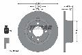 Tarcza hamulcowa do Citroena, 92107900, TEXTAR w ofercie sklepu e-autoparts.pl 