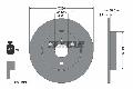 Tarcza hamulcowa, PRO , 92155503, TEXTAR w ofercie sklepu e-autoparts.pl 