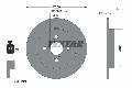 Tarcza hamulcowa , 92156300, TEXTAR w ofercie sklepu e-autoparts.pl 