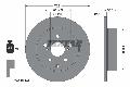 Tarcza hamulcowa, PRO do Toyoty, 92162103, TEXTAR w ofercie sklepu e-autoparts.pl 
