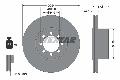 Tarcza hamulcowa do Iveco, 92171700, TEXTAR w ofercie sklepu e-autoparts.pl 