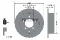 Tarcza hamulcowa, PRO do Doogea, 92202903, TEXTAR w ofercie sklepu e-autoparts.pl 