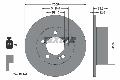 Tarcza hamulcowa do Nissana, 92228800, TEXTAR w ofercie sklepu e-autoparts.pl 