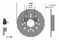 Tarcza hamulcowa, PRO do Peugeota, 92325803, TEXTAR w ofercie sklepu e-autoparts.pl 